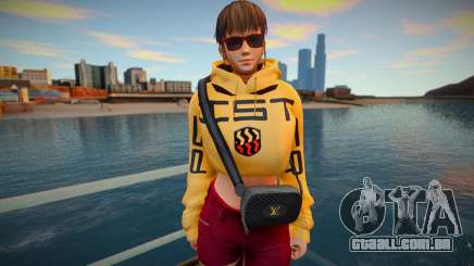DOA Hitomi Fashion Casual DLC Los Santos Tuner 3 para GTA San Andreas