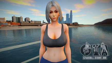 KOF Soldier Girl Different - Blue 2 para GTA San Andreas