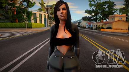 Skyrim Monki Sexy Black Soldier 1 para GTA San Andreas
