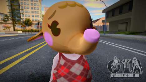 Ellie - Animal Crossing Elephant para GTA San Andreas