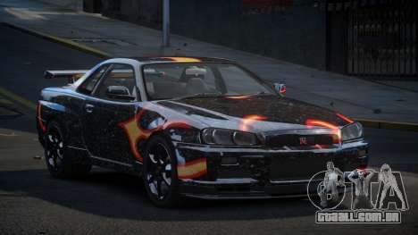 Nissan Skyline R34 G-Style S6 para GTA 4