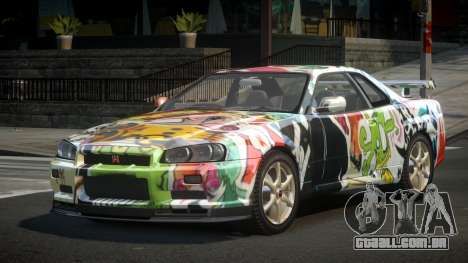 Nissan Skyline R34 G-Style S10 para GTA 4