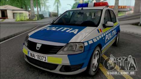 Dacia Logan Politia Romana para GTA San Andreas