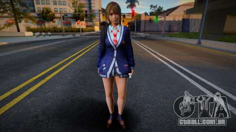 DOAXVV Misaki - Autumn School Wear 2 para GTA San Andreas