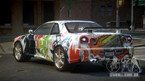 Nissan Skyline R34 G-Style S10 para GTA 4