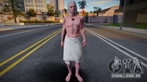 Geralt Half Nude Clothing (Witcher 3) para GTA San Andreas
