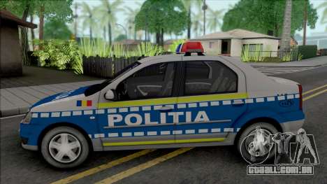 Dacia Logan Politia Romana para GTA San Andreas