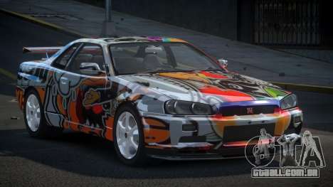 Nissan Skyline R34 G-Style S5 para GTA 4