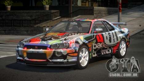 Nissan Skyline R34 G-Style S5 para GTA 4