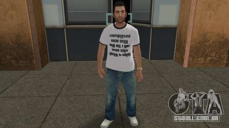 Tommy Vercetti HD (T-shirt) para GTA Vice City
