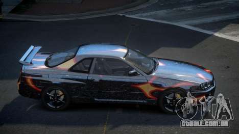 Nissan Skyline R34 G-Style S6 para GTA 4