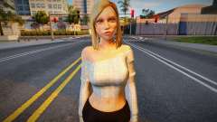 Parasit3 City Blonde Girl Skin para GTA San Andreas