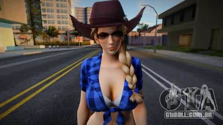 DOA Sarah Brayan Vegas Cow Girl Outfit Country 2 para GTA San Andreas