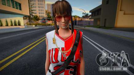 Hitomi Fashion Casual Chicago Bulls Jersey 3 para GTA San Andreas