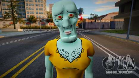 Handsome Squidward (SpongeBob Squarepants) para GTA San Andreas