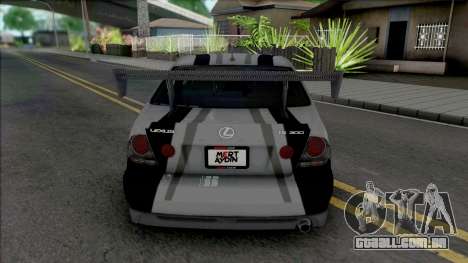Lexus IS300 (MRT) para GTA San Andreas