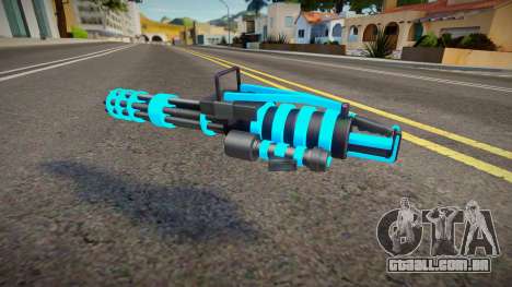 Blue Tron Legacy - Minigun para GTA San Andreas