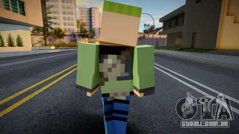 Rebel - Half-Life 2 from Minecraft 7 para GTA San Andreas