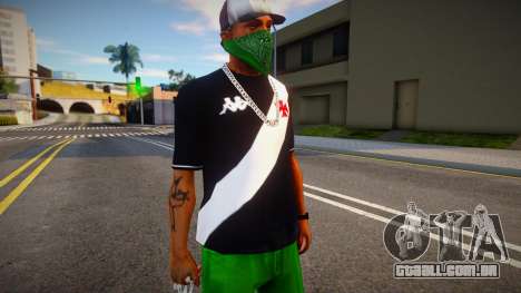 Vasco Black T-shirt para GTA San Andreas