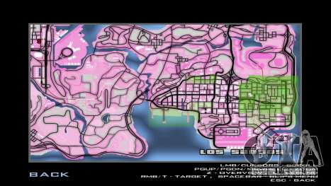 Pink map para GTA San Andreas