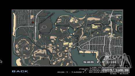 Novas texturas de mapa e radar para GTA San Andreas