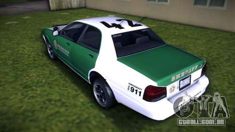GTA V Vapid Stanier II Sheriff Cruiser para GTA Vice City