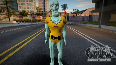 Handsome Squidward (SpongeBob Squarepants) para GTA San Andreas