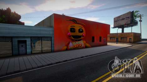 Toy Chica Mural para GTA San Andreas