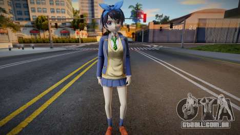 Sarashina Ruka (School Outfit) para GTA San Andreas