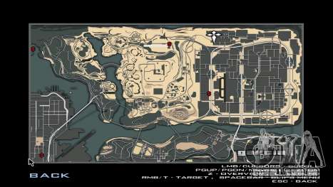 Novas texturas de mapa e radar para GTA San Andreas