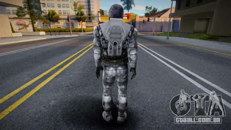 Membro do grupo X7 em um exoesqueleto sem servo para GTA San Andreas