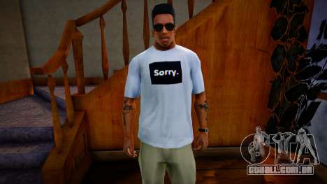 T-shirt Sorry. para GTA San Andreas