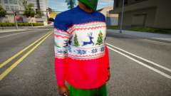 Suéter de Ano Novo com veado para GTA San Andreas