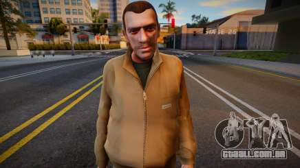 Niko Bellic Custom1 para GTA San Andreas