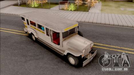 Jeepney Philippine Taxi para GTA San Andreas