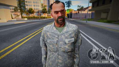 GTA V Trevor Soldier Skin para GTA San Andreas