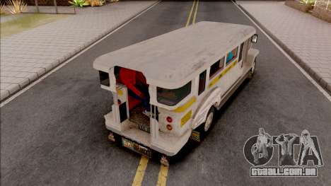 Jeepney Philippine Taxi para GTA San Andreas