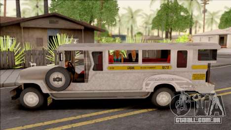 Jeepney Philippine Taxi para GTA San Andreas