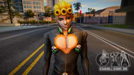 Giorno Giovanna from JJBA Diamond Records 3 para GTA San Andreas