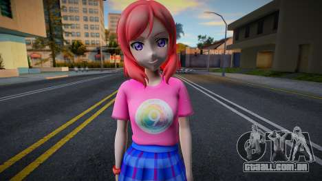 Love Live - Tshirt 147 para GTA San Andreas