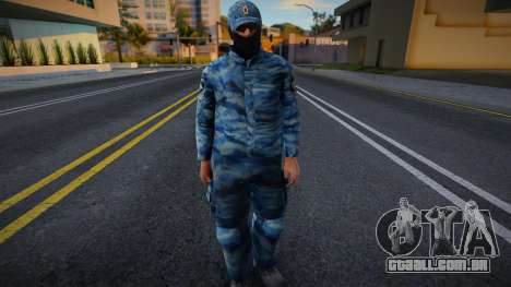 Policial de choque de boné para GTA San Andreas