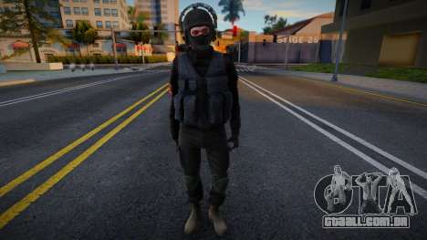 Oficial rosgvardia em uniformes especiais para GTA San Andreas