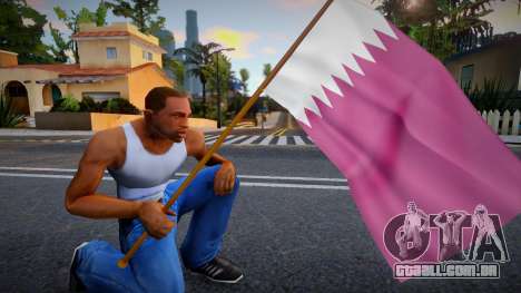 Qatar Flag para GTA San Andreas