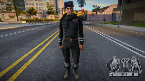 Policial de trânsito em uniforme de inverno v1 para GTA San Andreas