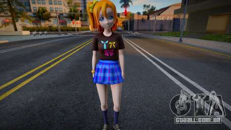 Love Live - Tshirt 53 para GTA San Andreas