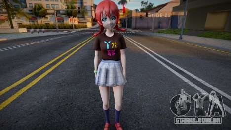 Love Live - Tshirt 56 para GTA San Andreas