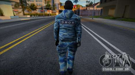 Policial de choque em boina para GTA San Andreas
