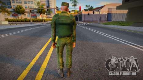 Militar em armadura para GTA San Andreas