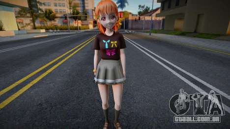 Love Live - Tshirt 59 para GTA San Andreas