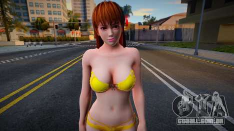 Kasumi yellow swimsuit para GTA San Andreas